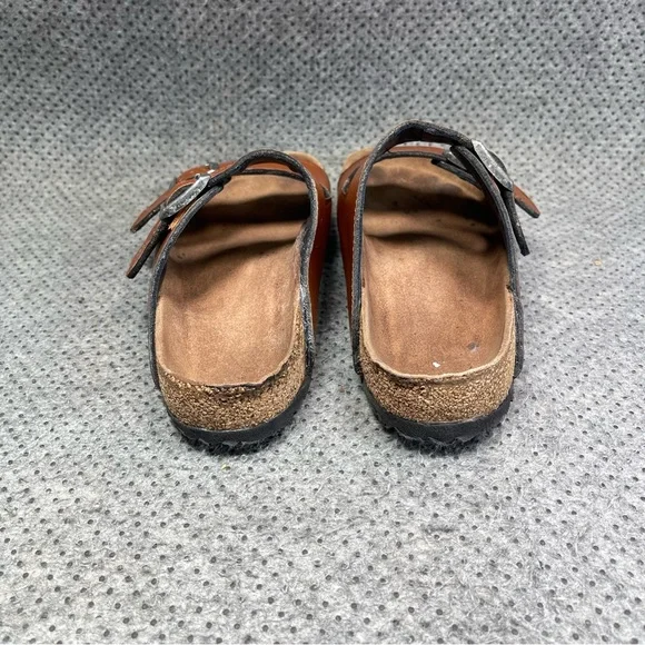 Birkenstock Brown Sandals with Adjustable Straps and Contoured Footbed - Picture 6 of 8